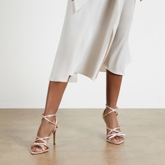 Brand New in Box - Ted Baker Satin Strappy Heels - Picture 5 of 5